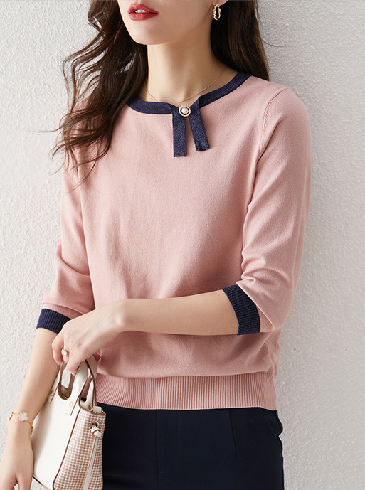 Casual knitted sweater top