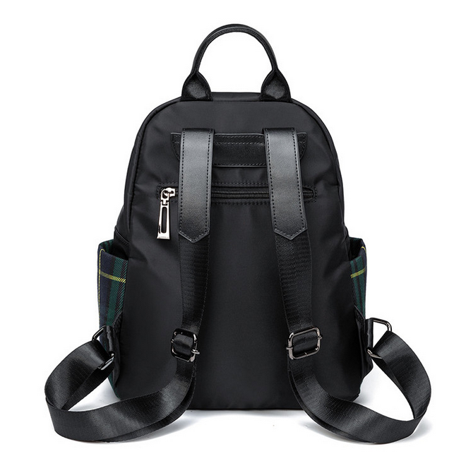 Checked Backpack