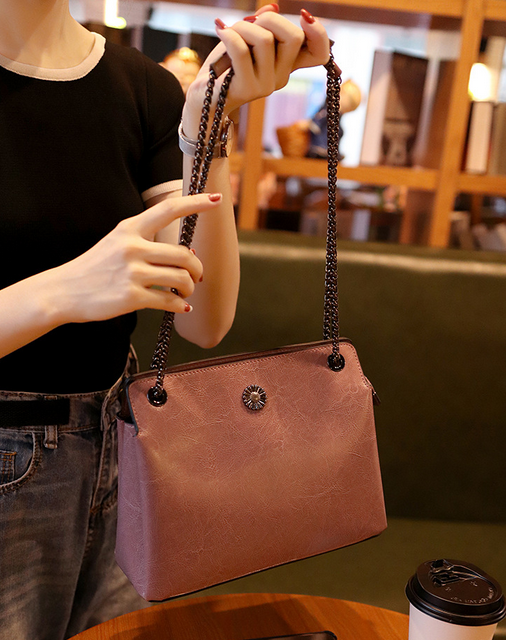 Solid Color Cross Bag