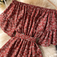 Floral Off The Shouder Romper