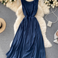 Fold Sleeveless Dress