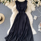 Fold Sleeveless Dress