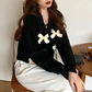 Bowknot Knotted Sweater Cardigan