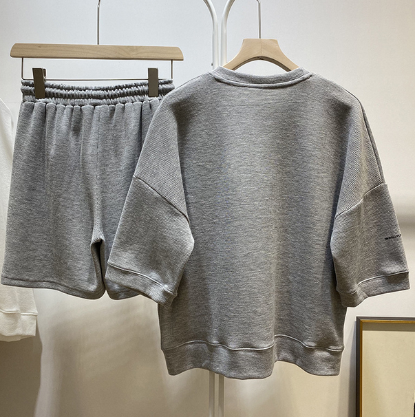 Casual T Shirt And Shorts Two Pieces Set