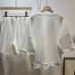 Casual T Shirt And Shorts Two Pieces Set