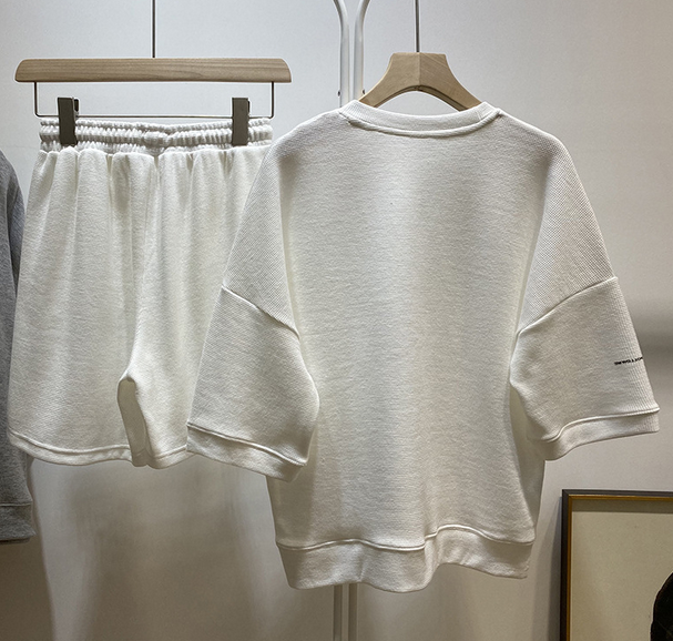 Casual T Shirt And Shorts Two Pieces Set