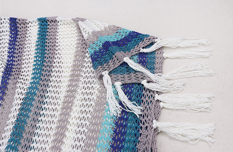 V Neck Tassels Cover Up