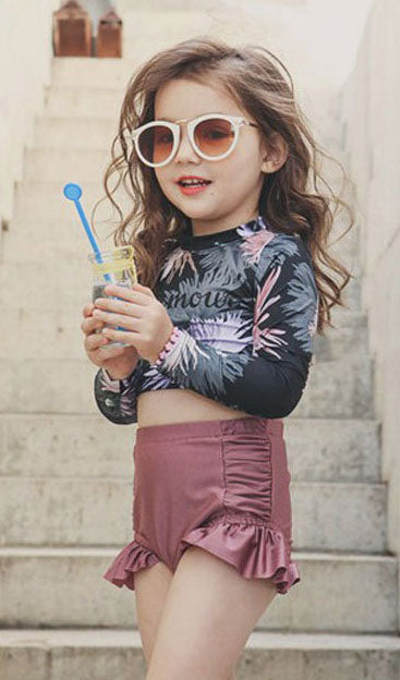Kids Long Sleeve Swimsuit