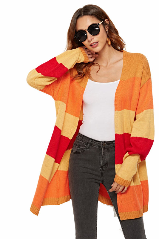 Knit Colorful Cardigan