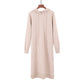 Knit Hooded Sweater Dress