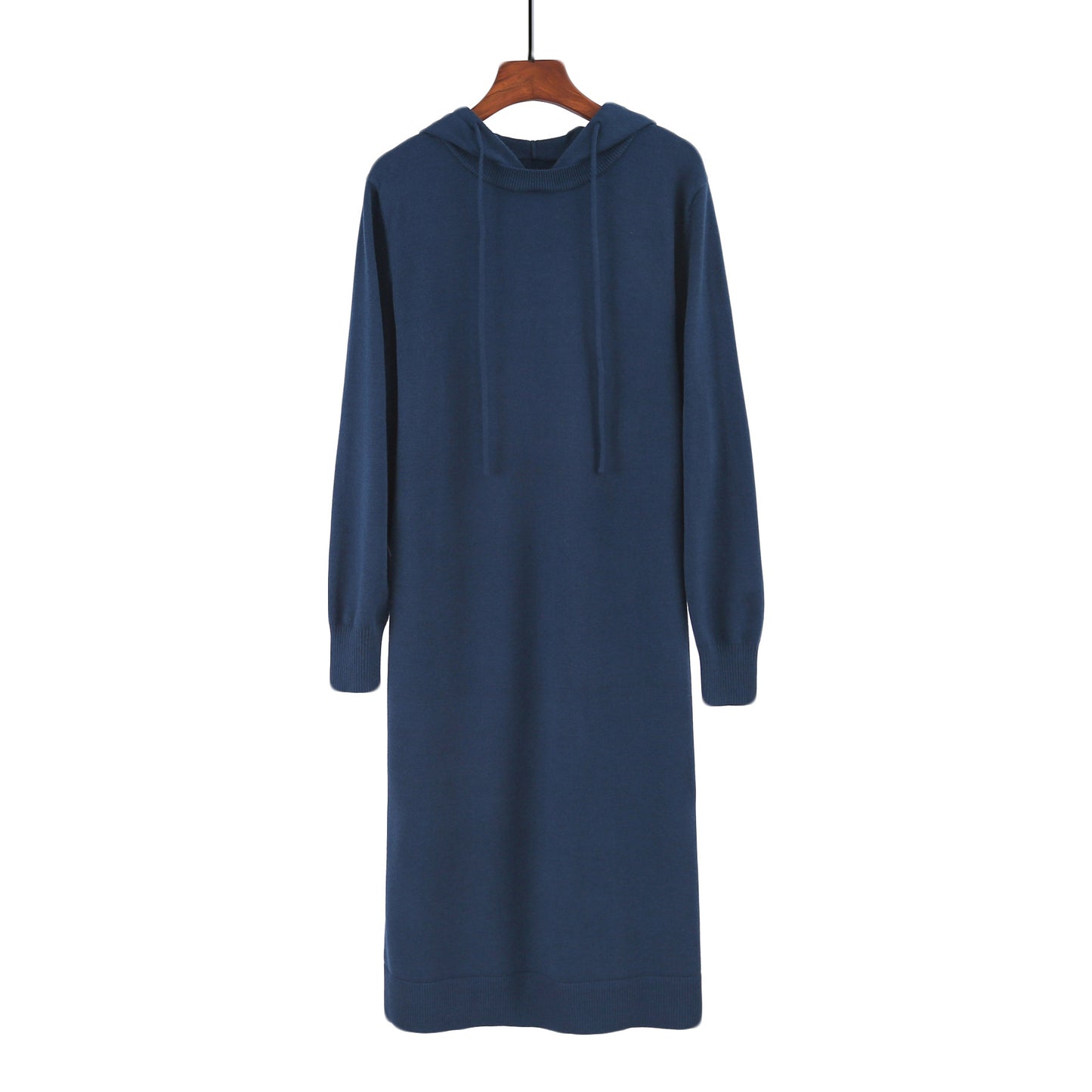 Knit Hooded Sweater Dress