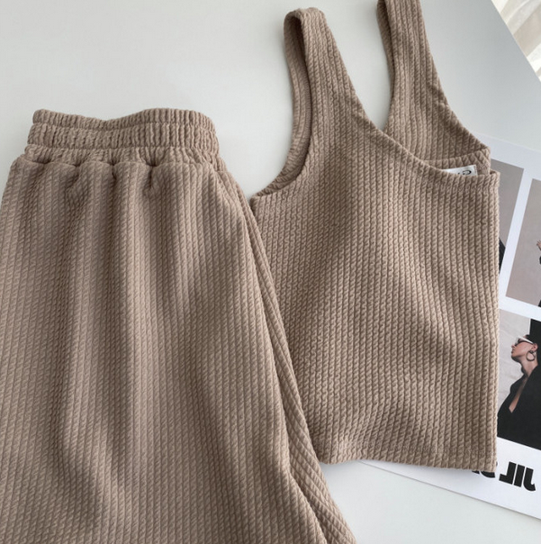 Casual Top And Shorts Two Pieces Set