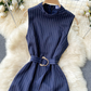 Stripe Sleeveless Dress