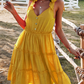 Sleeveless V Neck Dress