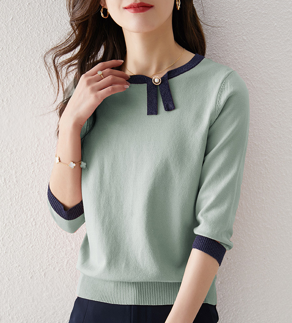 Casual knitted sweater top