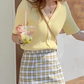 V Neck Knit Top
