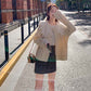 Lace Splicing Sweater
