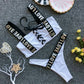 Lace Up Love Bikini Set