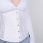 Lace Up V Neck Corset
