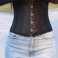 Lace Up V Neck Corset
