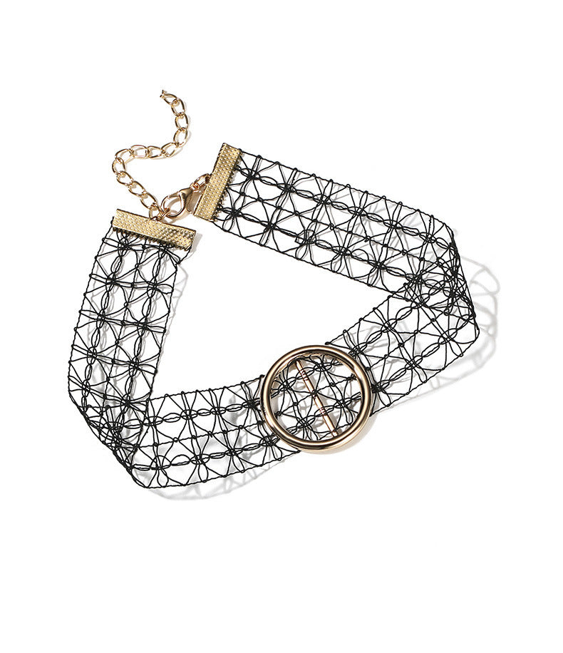 Lace Circle Necklace