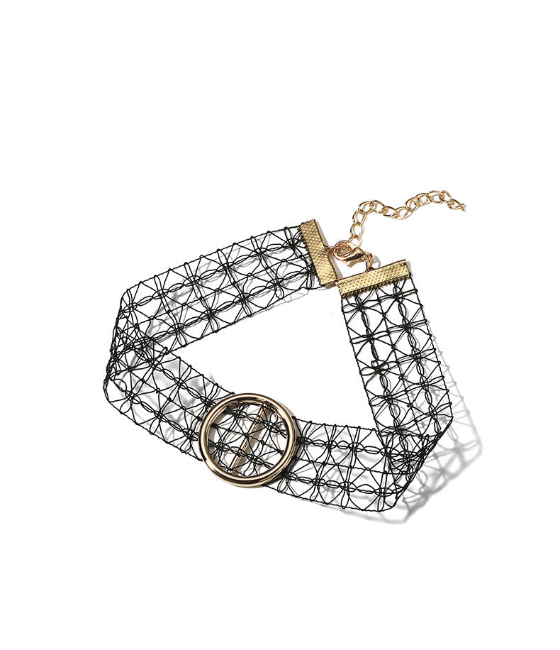 Lace Circle Necklace