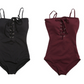 Lace Up Swimsuit