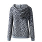 Leopard Print Hooded Sweashirt