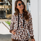 Leopard Print Hooded Sweashirt