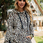 Leopard Print Hooded Sweashirt