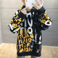 Letter Print Hoodie Vans Sweatshirt