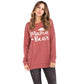 Letter Print Long Sleeve Top