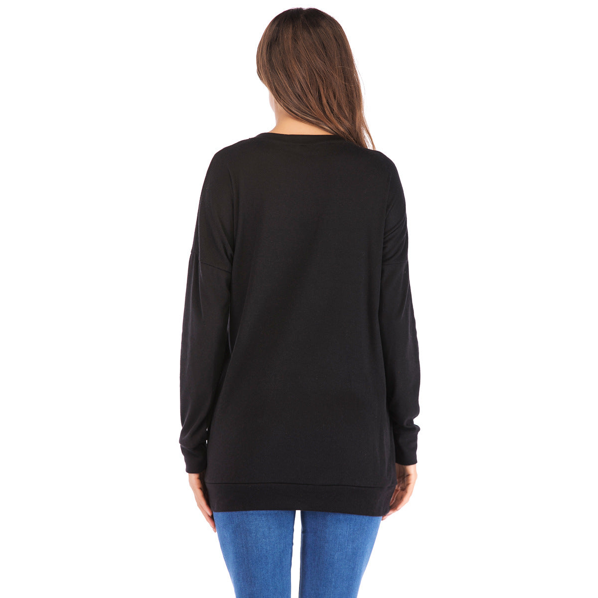 Letter Print Long Sleeve Top