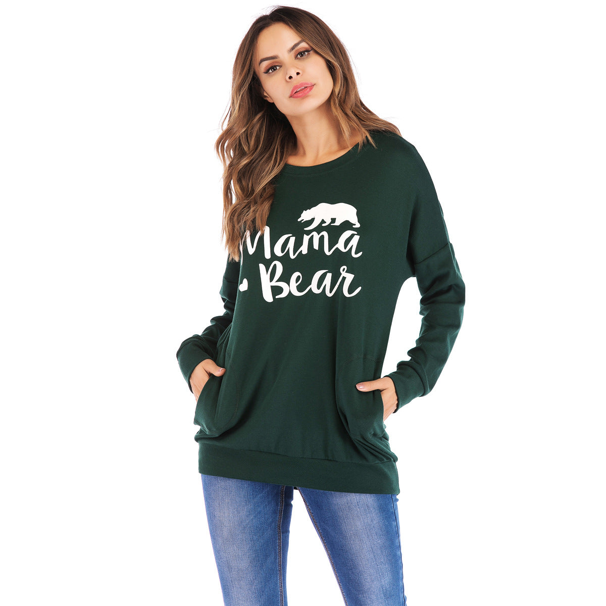 Letter Print Long Sleeve Top