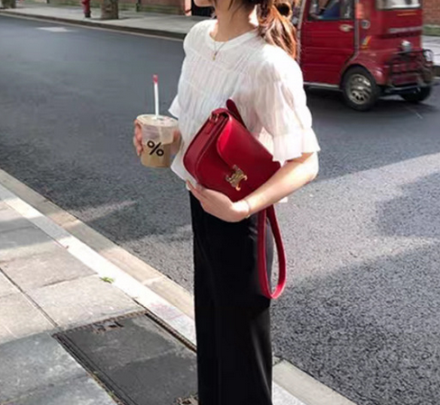 Folded Chiffon Top