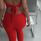 Halter Neck Top And Trousers