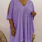 See-through V Neck Top
