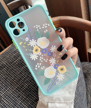 Floral Embroidery iPhone Case