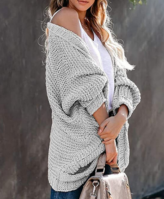 Casual knitted cardigan