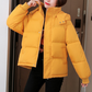 Hooded casual down cotton jacket