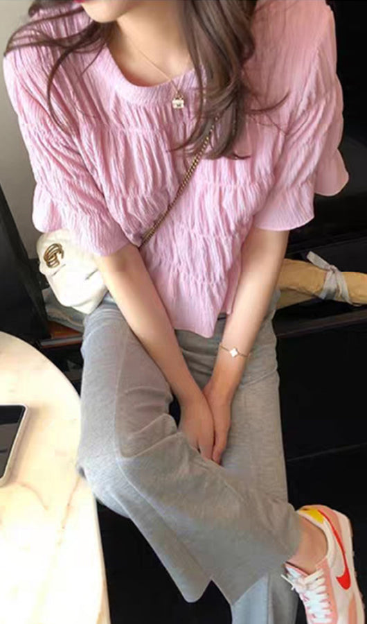Folded Chiffon Top
