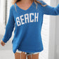 Knit V Neck Cover Up