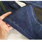Navy Blue Stretch Jeans