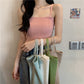 Knit Spaghetti Straps Tops