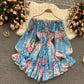 Floral Off The Shoulder Romper