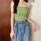 Knit Spaghetti Straps Tops