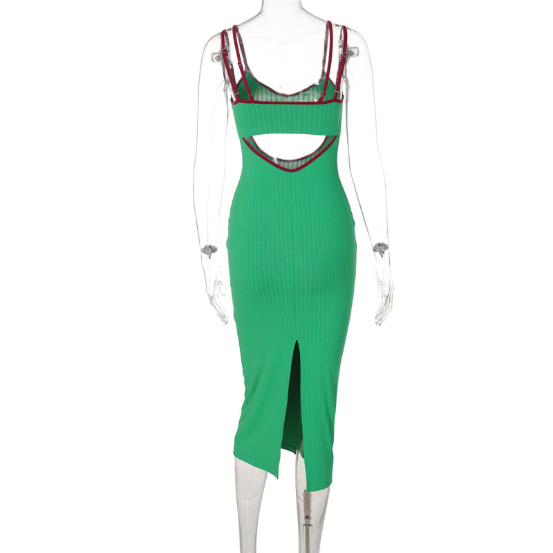 Hollowed Out Bodycon Dress