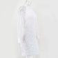 White Sequins Bodycon Dress