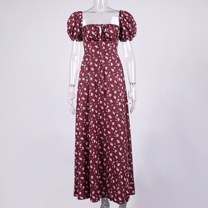 Floral Slit Dress