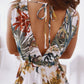 Floral V Neck Dress